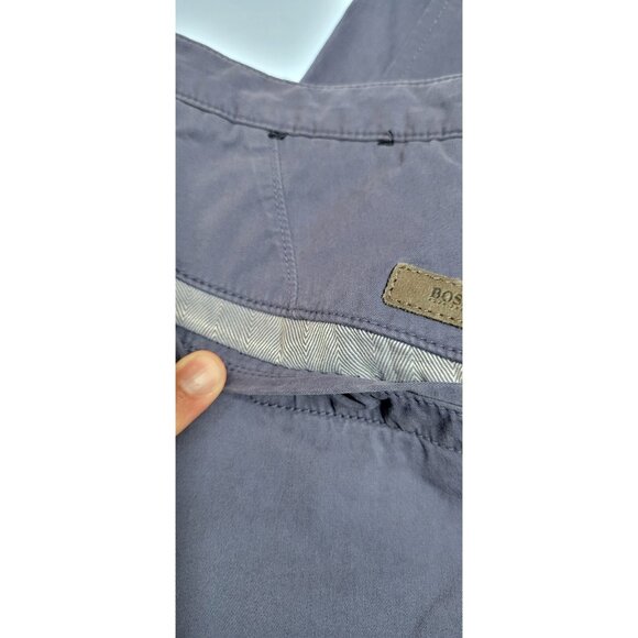 Hugo Boss Men's Chino Pants Blue Size 34 Casual Slim Fit Cotton Straight Leg - Picture 15 of 16